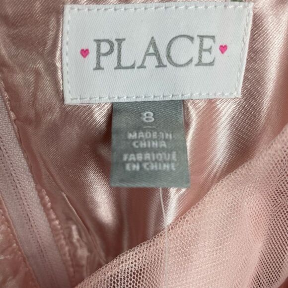 NWT Place Pink Sleeveless Formal Dress Size 8 - Picture 5 of 6